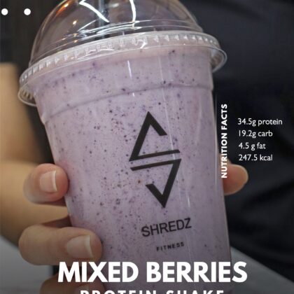 Mixed Berries Protein Shake